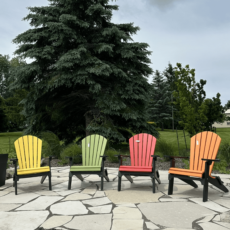 Folding Adirondak Poly Adirondak Chairs