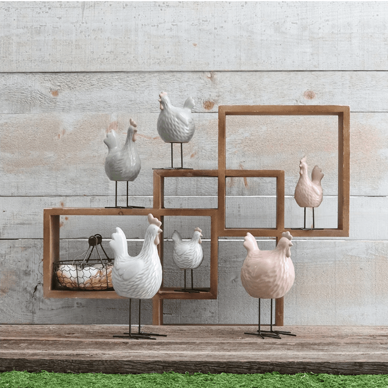 Country Chickns Decor Roosters set of three Country Chickns Decor Roosters set of three