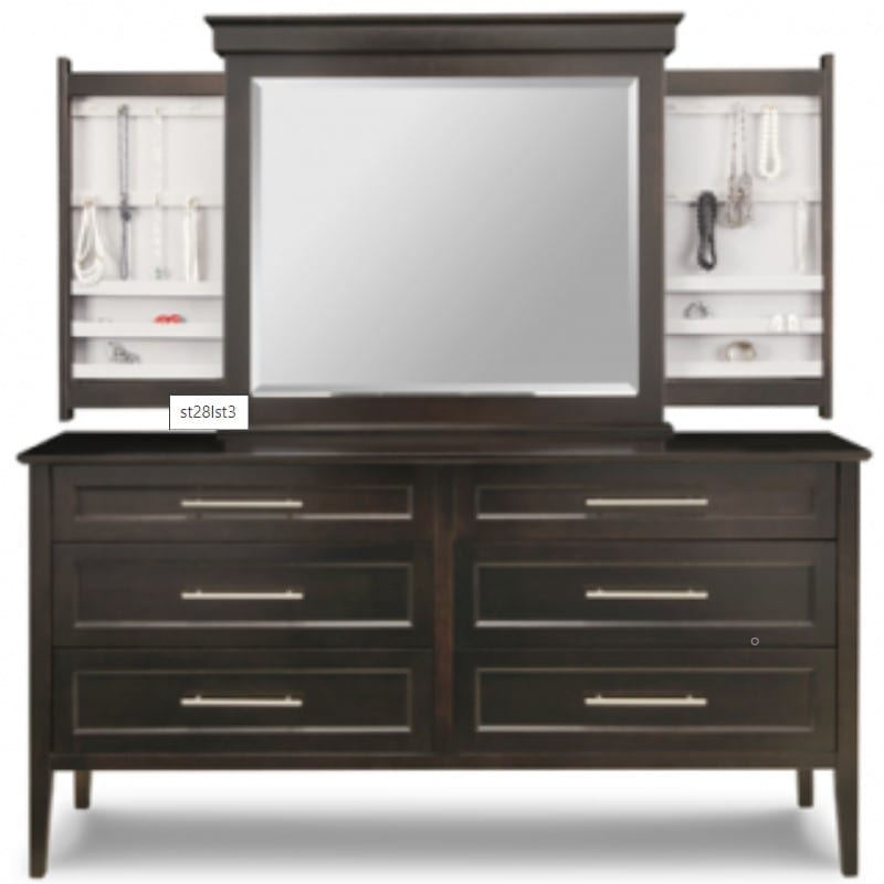 Stockholm jewelry mirror and dresser