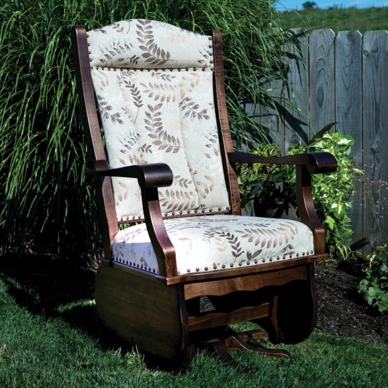 8690 Buckeye Rockers SG45 Maple 3016 B Sandstone Fabric Front Outdoor