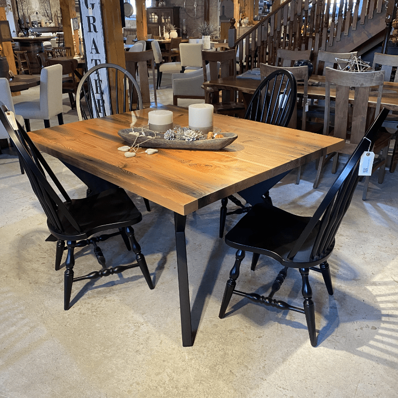 Douglas Fir w Crawford chairs