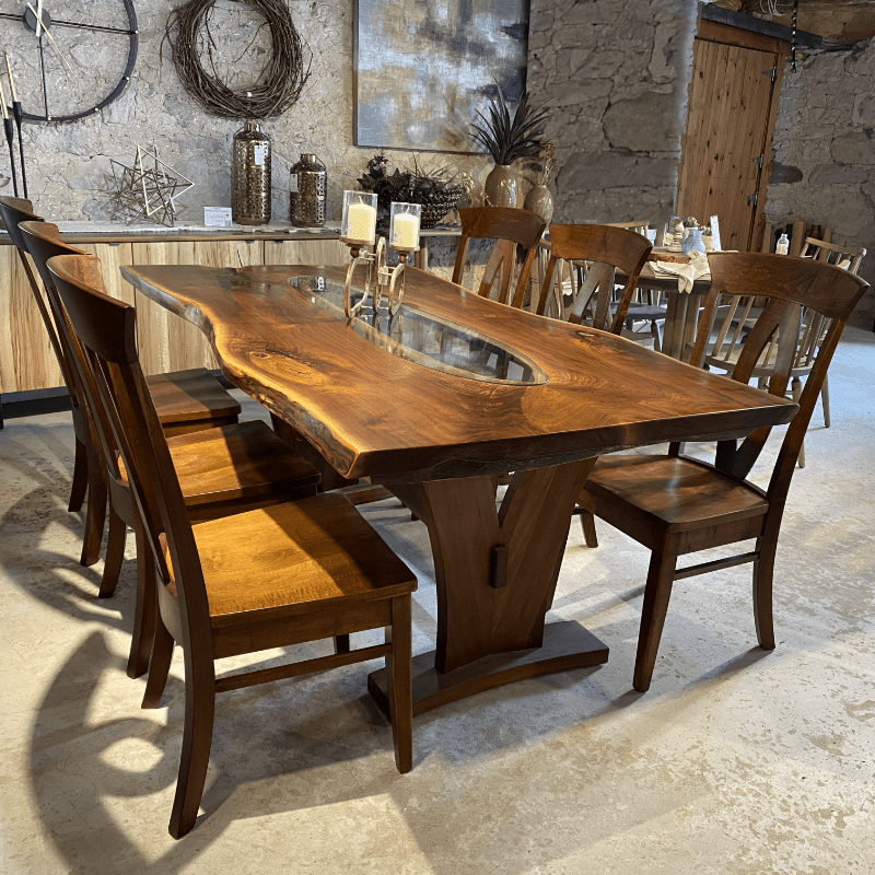 Bellingham Pond table with Brookfield side chairs