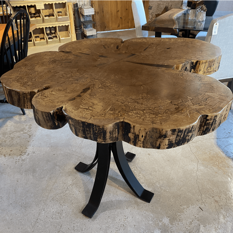 Live Edge cross-cut table