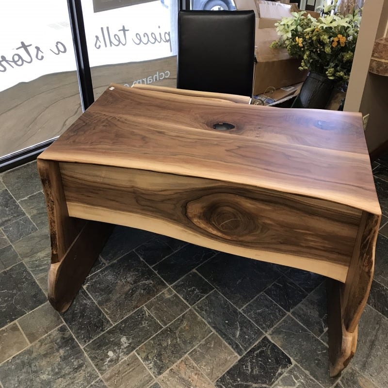 Walnut Waterfall Desk