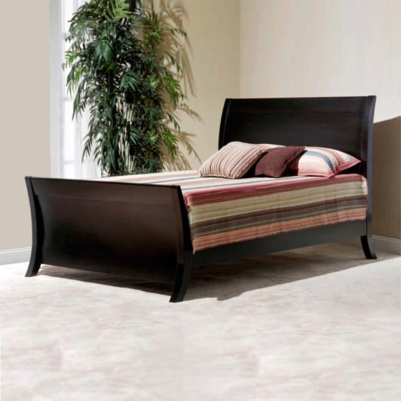 Manhattan Sleigh curved panel bed 1