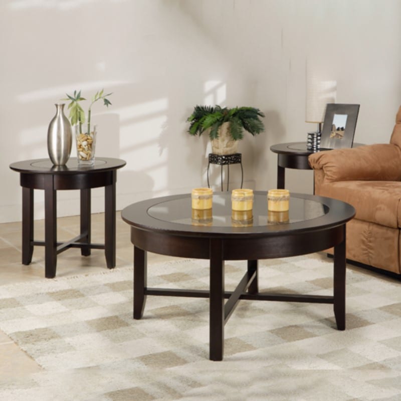 Demi lune living room