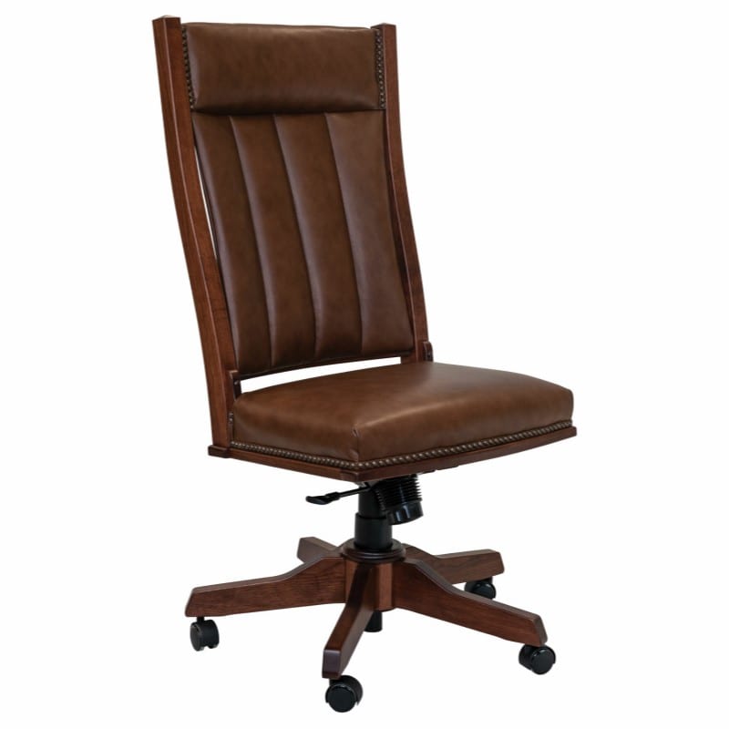 Buckeye Rockers MSC260 Cherry London Tan Leather Front