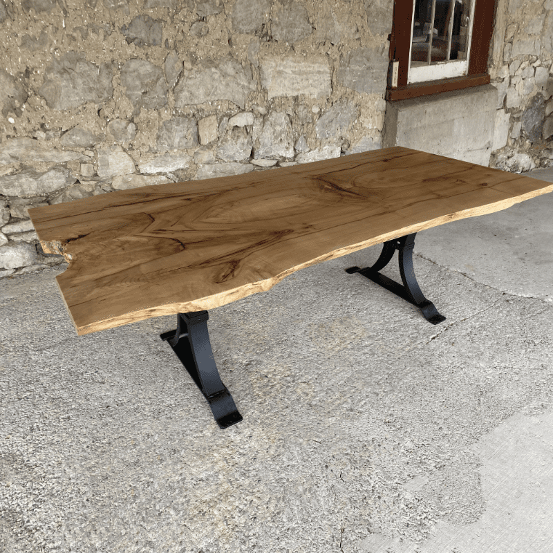 Elm live edge table
