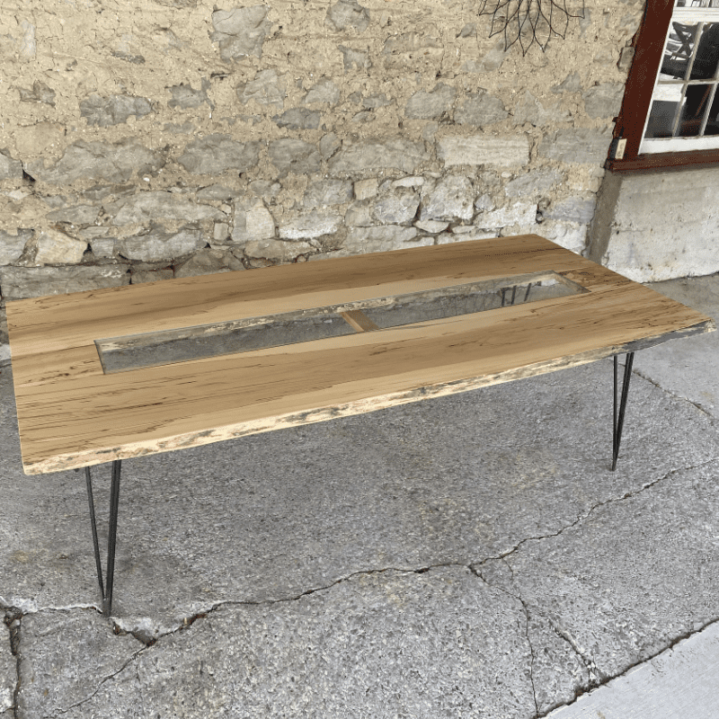 Peek a boo table