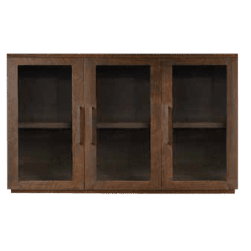 3 glass door sideboard