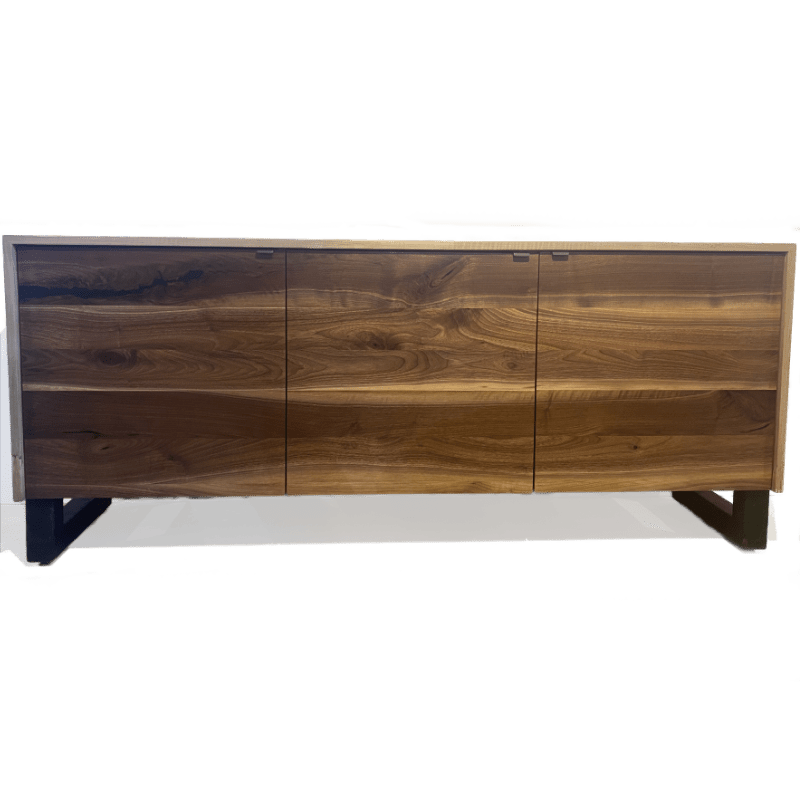 Modern Walnut Credenza