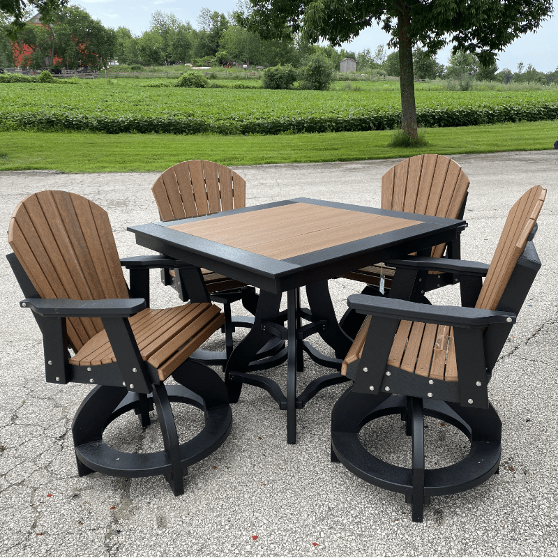 Pub height Patio set