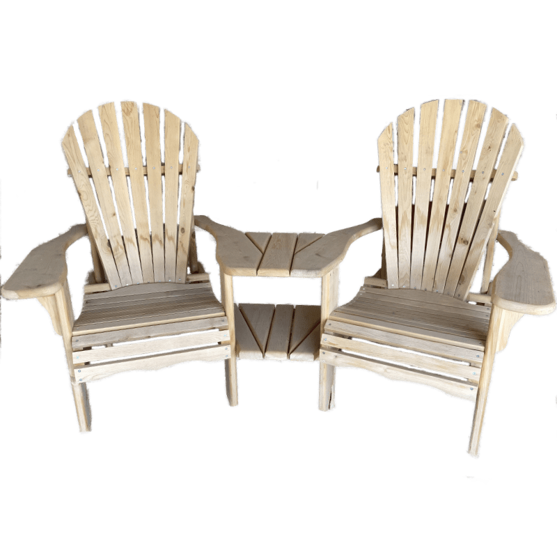 angled settee