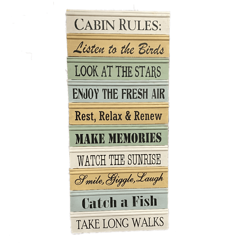 Cabin Rules