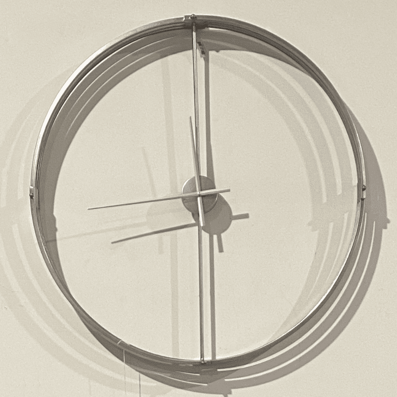 Metal clock - Chrome